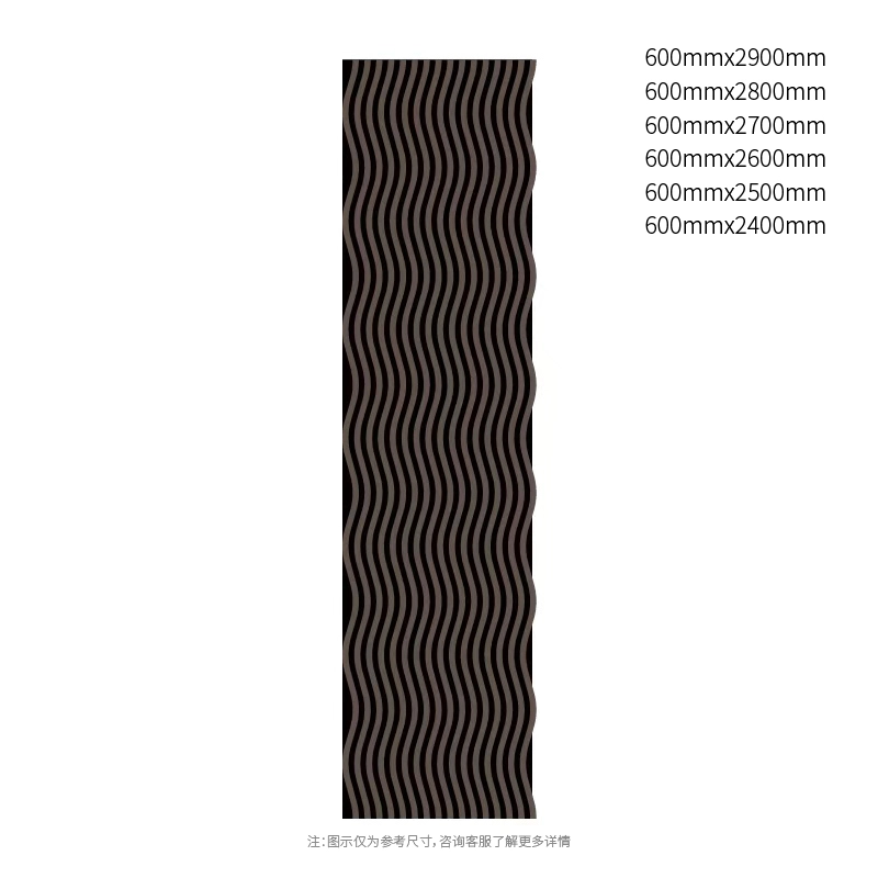 لوحة صوتية DarkContour Wave PET